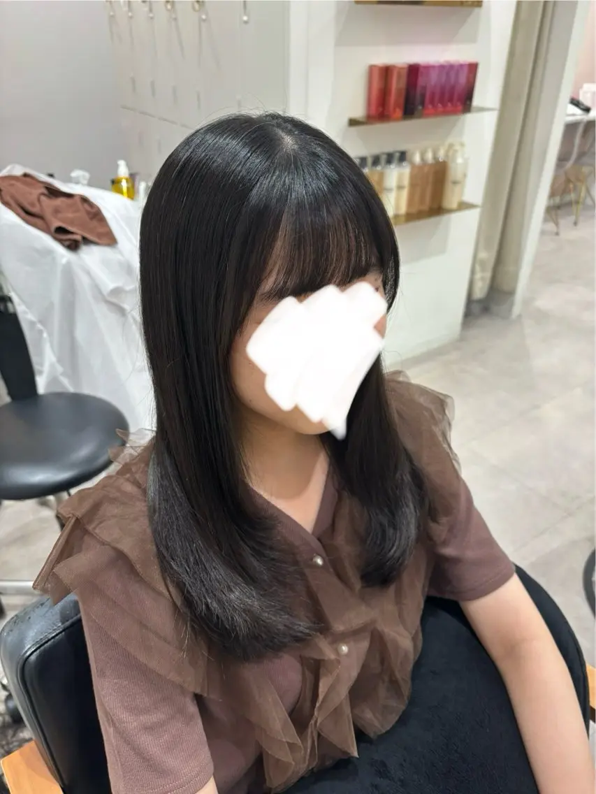セミロング 田中澪🩵ྀི /HUG横浜のヘアスタイル