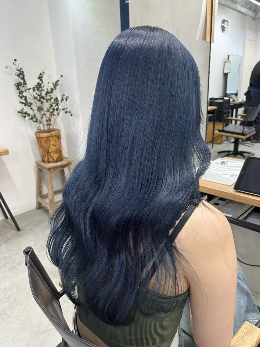 ロング カラー ヘアアレンジ ヘアカラー トリートメント 韓国/ハイトーン/ ボブ🎀MIKU🎀のヘアスタイル