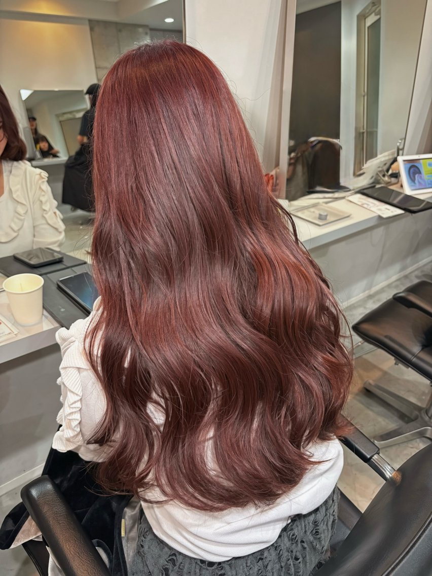 ロング カラー カット ヘアカラー 🌝ぷるつや透明感・ 柔らかヘア🍅まあやのヘアスタイル