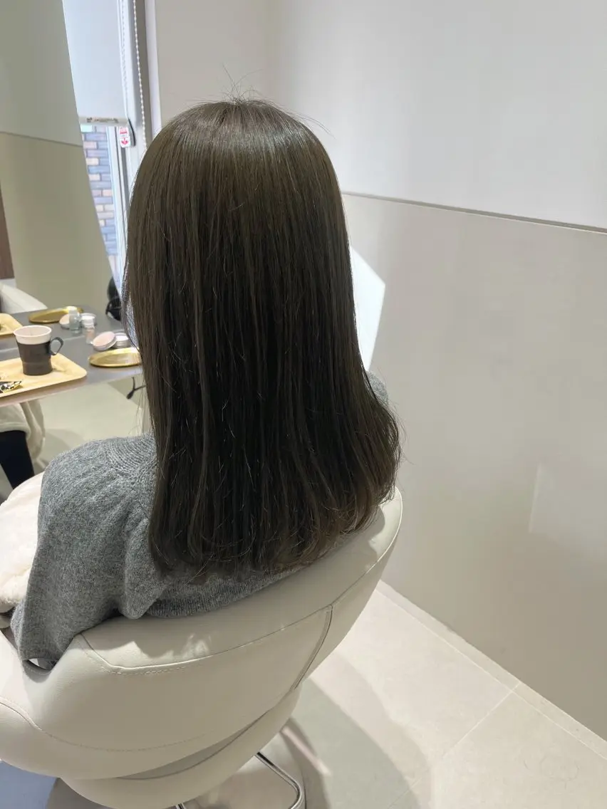 ロング カラー ヘアカラー トリートメント 艶カラー/ 髪質改善/arisaのヘアスタイル