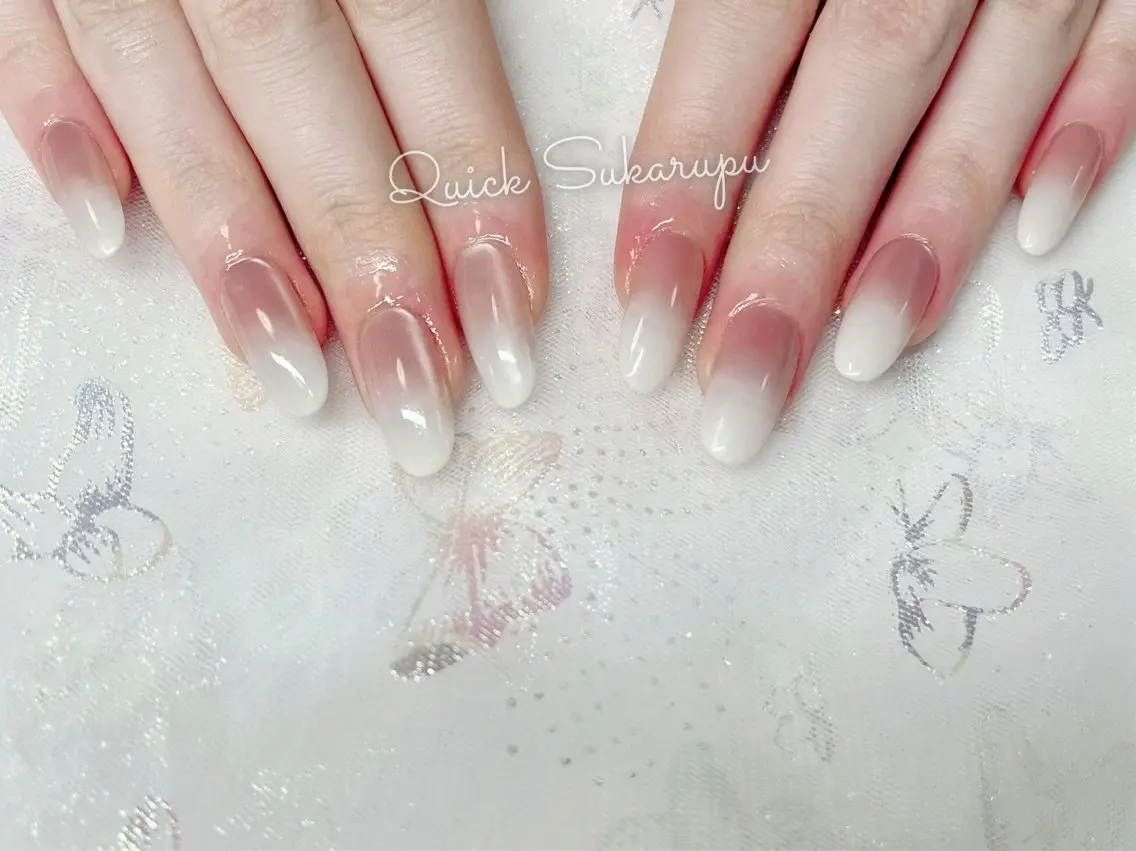 ミディアム Quick Sukarupuのネイルデザイン
