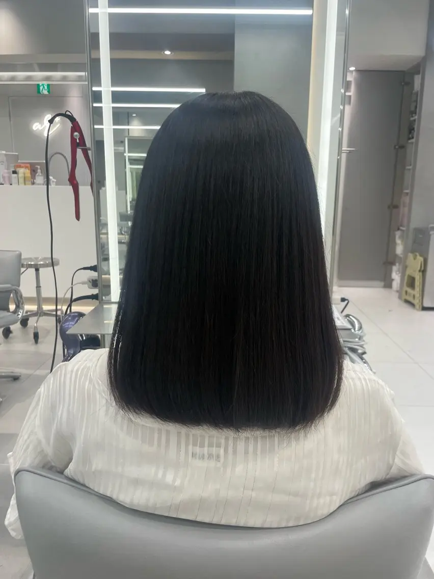 ミディアム ヘアセット🎀耳つぼ 👂💎MONAMIのヘアスタイル