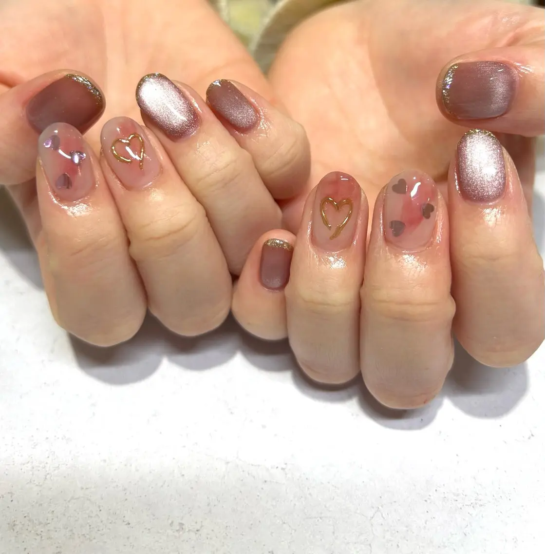 ネイル アートネイル ハンドネイル 福田 麻耶のネイルデザイン