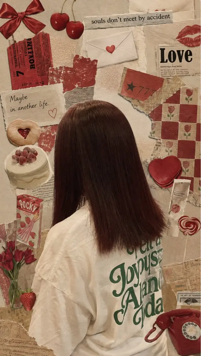 カラー レッドカラー ハマノ ミユのヘアスタイル