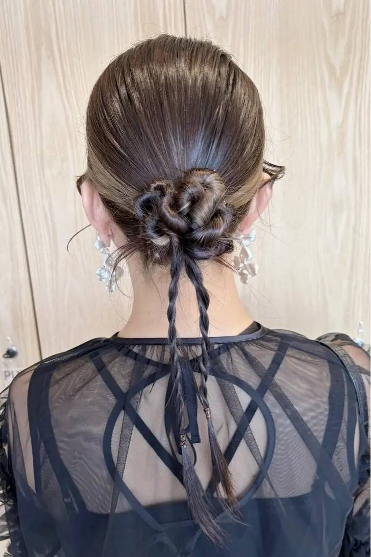 ヘアアレンジ ヘアセットサロン お呼ばれ/ライブヘアのヘアスタイル