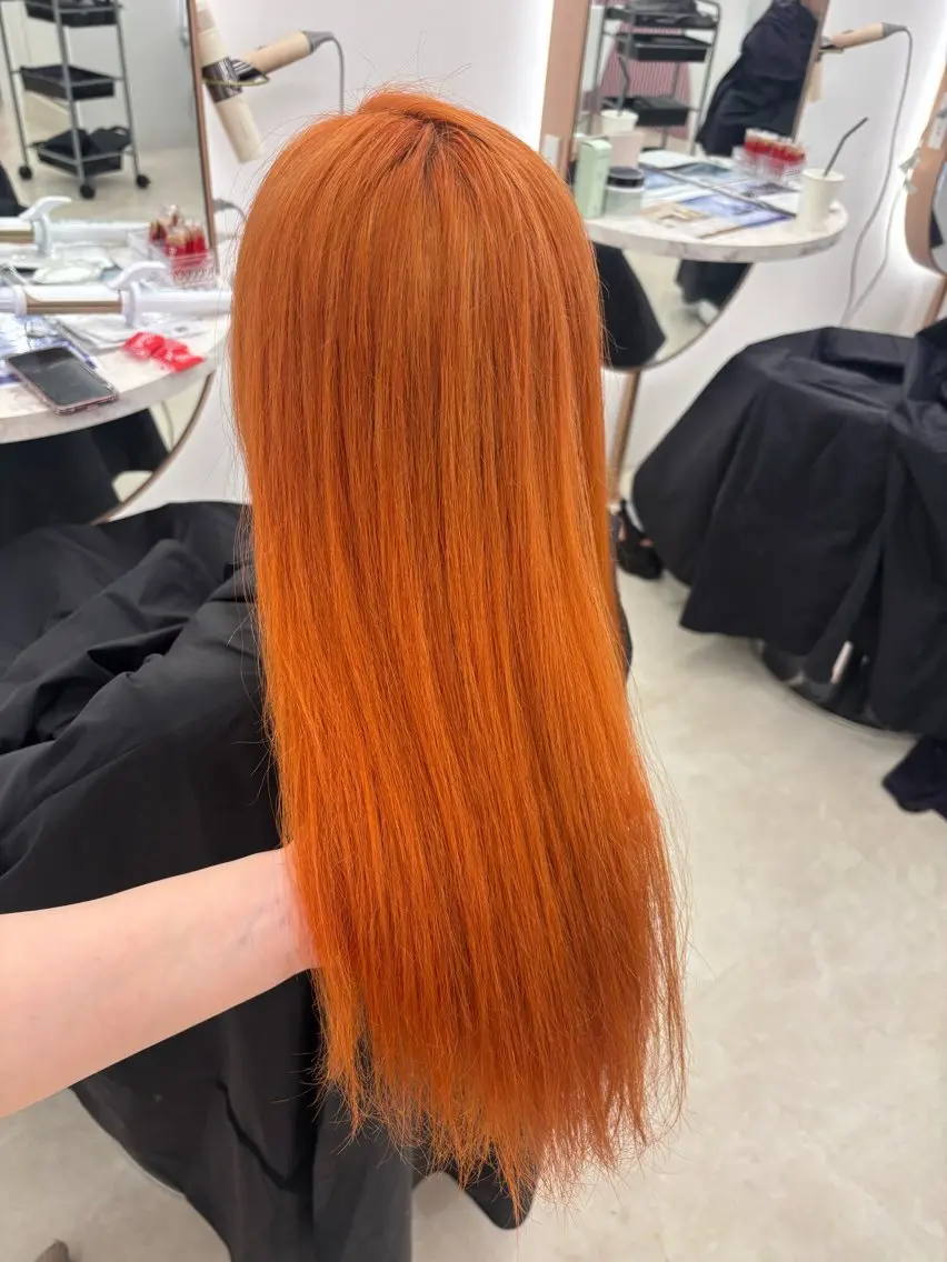 ロング カラー ヘアカラー トリートメント ayano/ピンク/ ラベンダーのヘアスタイル