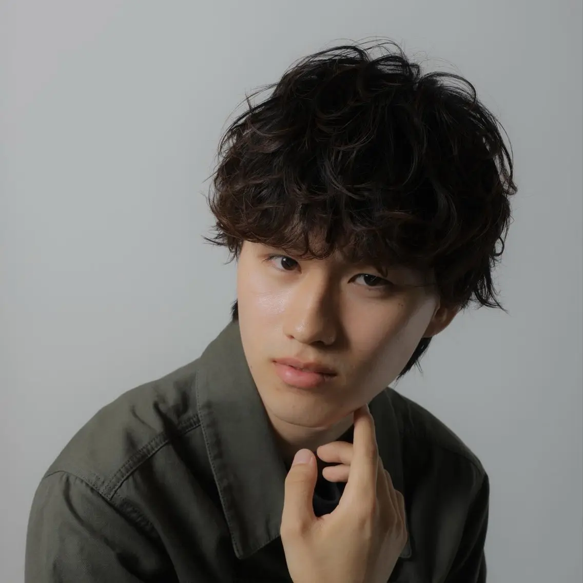ミディアム ミディアムパーマ 男性の方限定🚹山田 瑛心のヘアスタイル