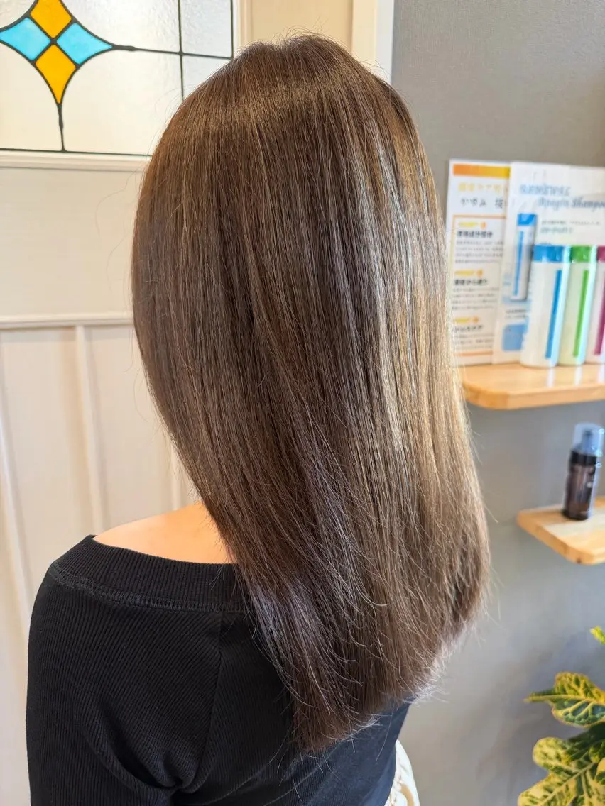 ロング カラー ハイライトカラー ハイライト 原 魁杜のヘアスタイル