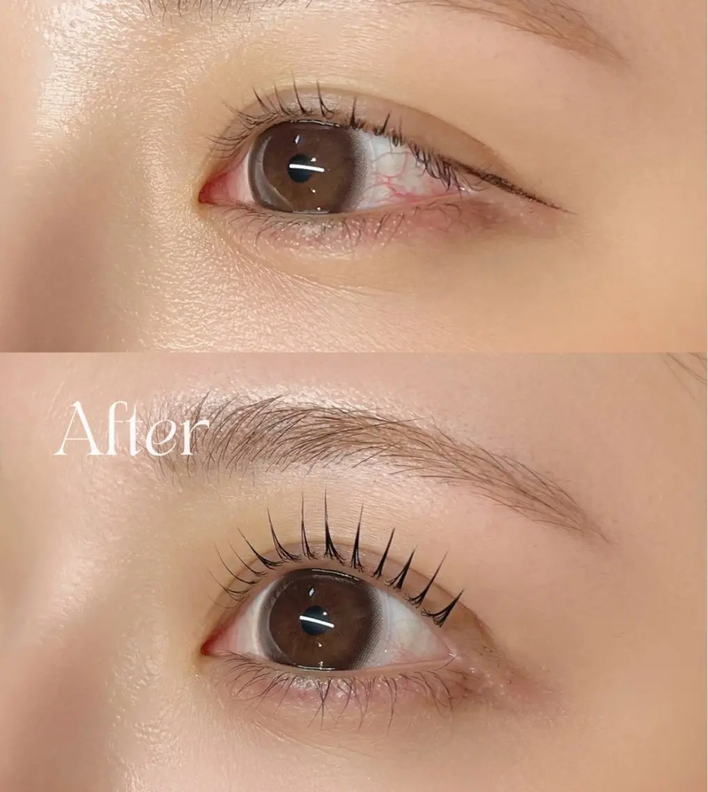 マツエク・マツパ まつげパーマ 一重×まつ毛パーマ マツパ まつ毛パーマ/眉毛 SAKI🎀名古屋栄の眉毛・アイブロウイメージ