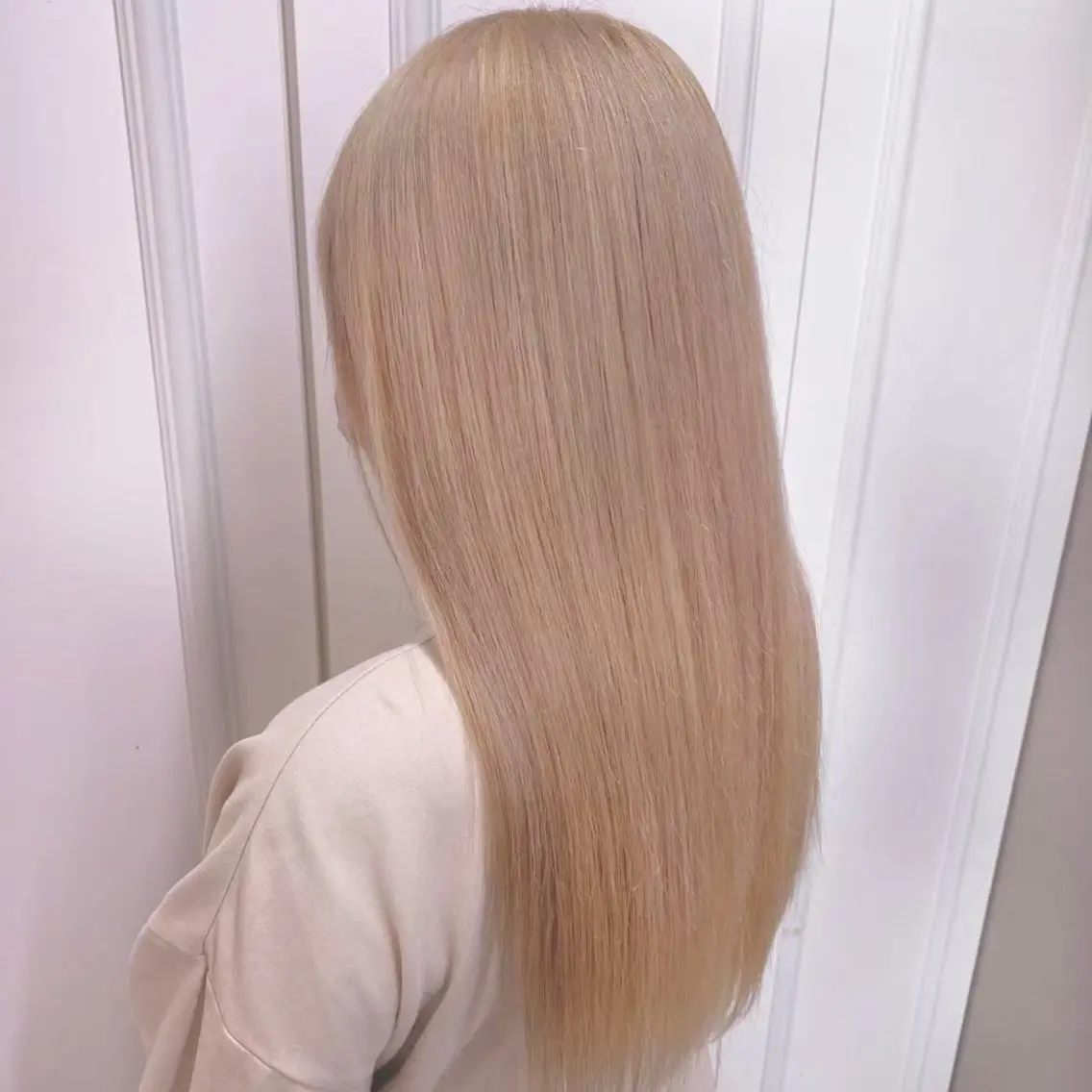 ミディアム カラー ヘアアレンジ カット ヘアカラー トリートメント ヘッドスパ ヘアセット 💕上野美容師☁ ブリーチ💖サワのヘアスタイル