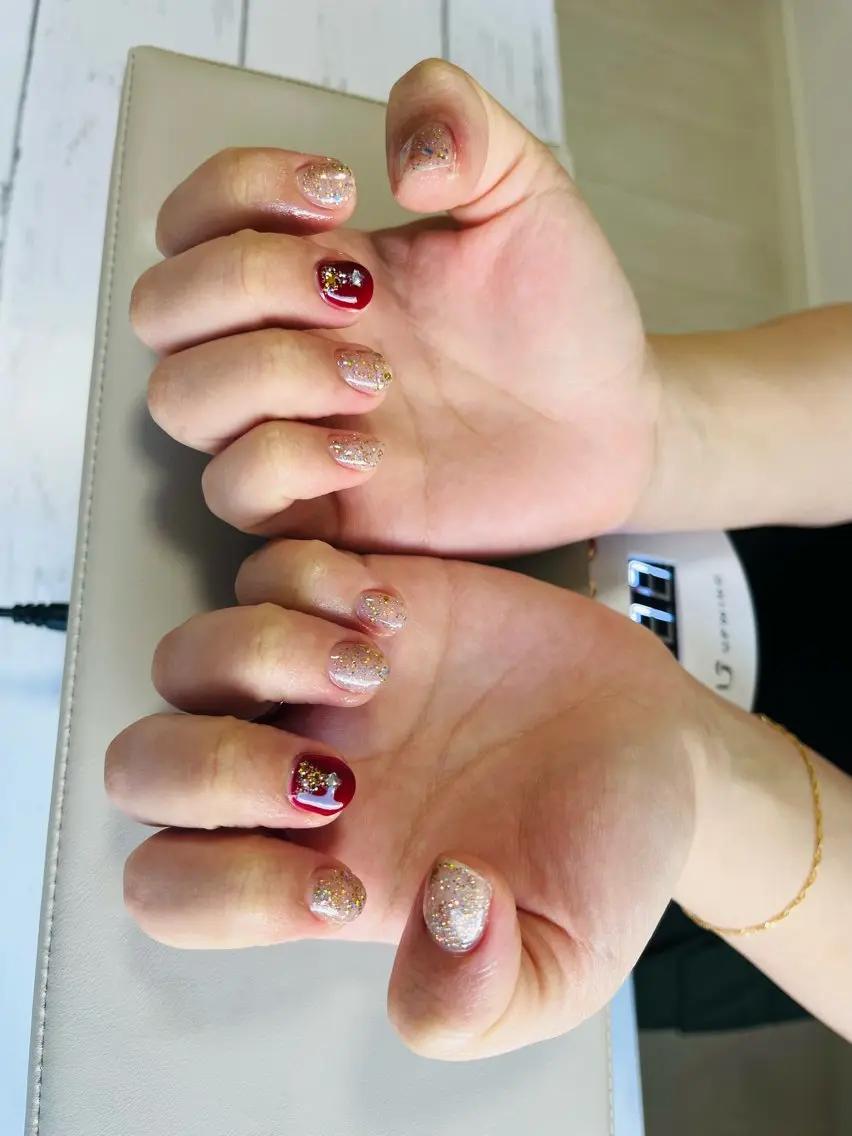 ネイル ハンドネイル HaneLab ꕤ︎︎·͜·のネイルデザイン