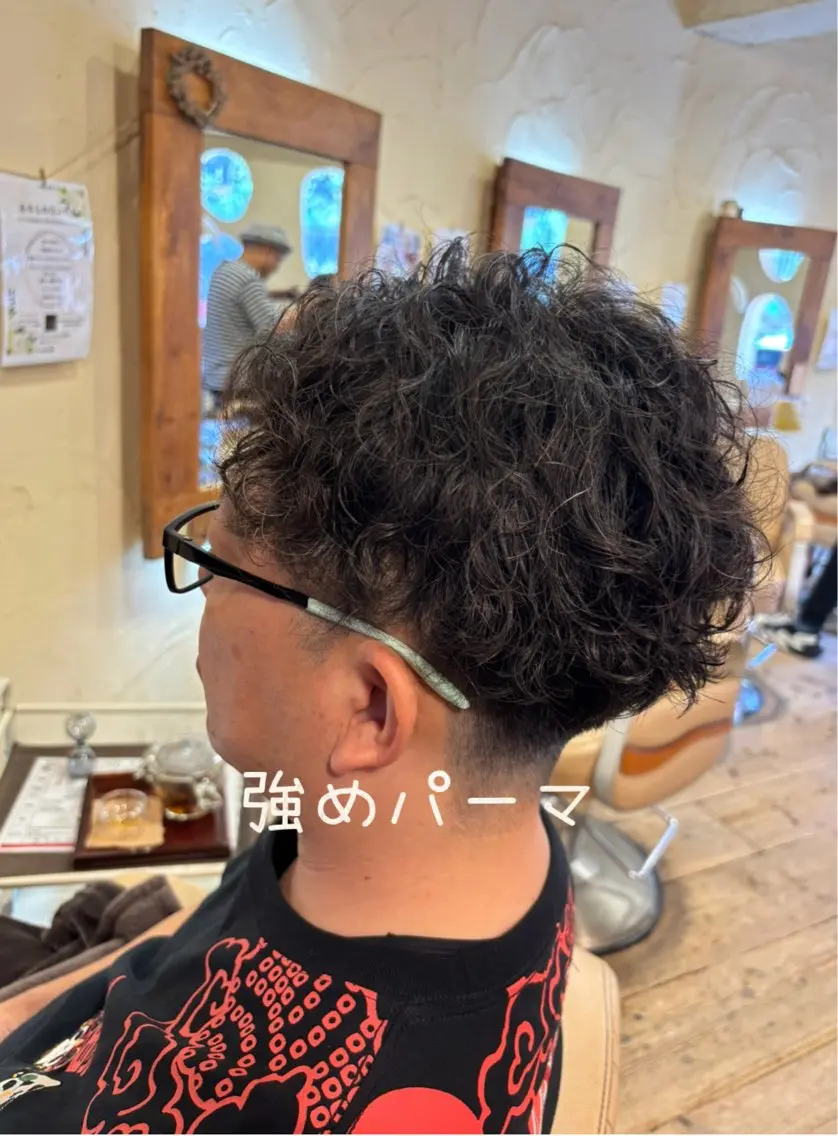 ショート 大鹿 数馬のヘアスタイル