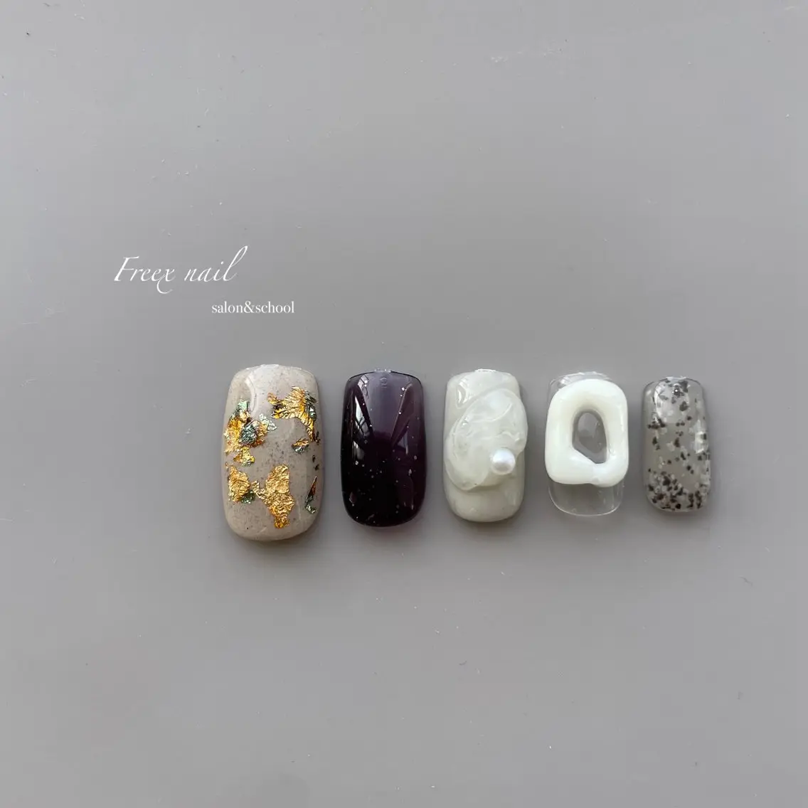 ネイル ハンドネイル ハンドケア freex nail /ニュアンス/個性派のネイルデザイン