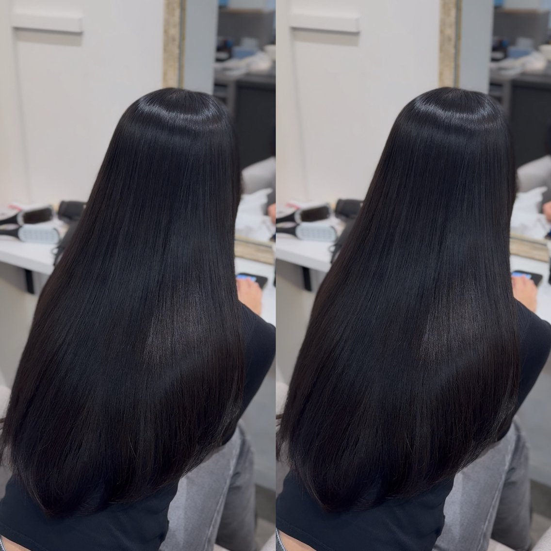 ロング カット 縮毛矯正 トリートメント 縮毛矯正\髪質改善 🫧拓都のヘアスタイル