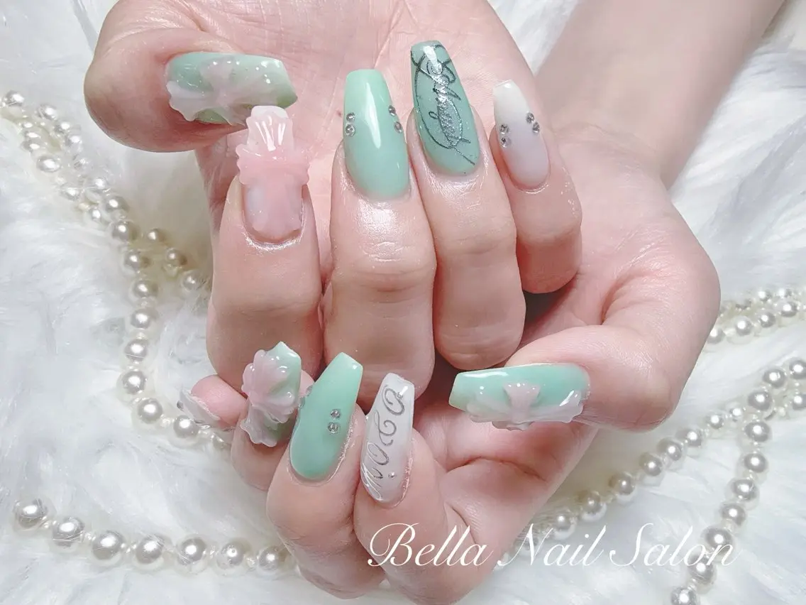 ネイル ハンドネイル Bella Nail Salonパラジェルのネイルデザイン