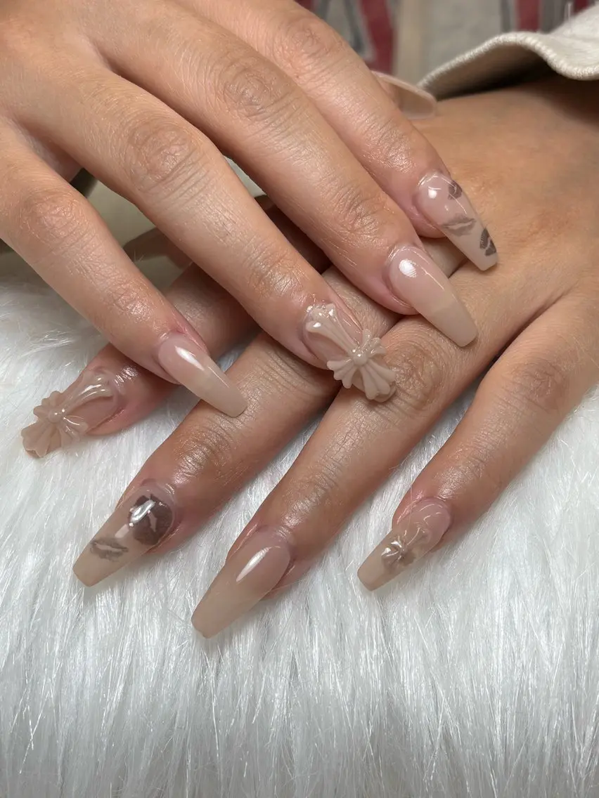 ネイル ジェルネイル 韓国ネイル パラジェル ワンホンネイル ハンドネイル 心花 𝜗𝜚 西川口Nailのネイルデザイン