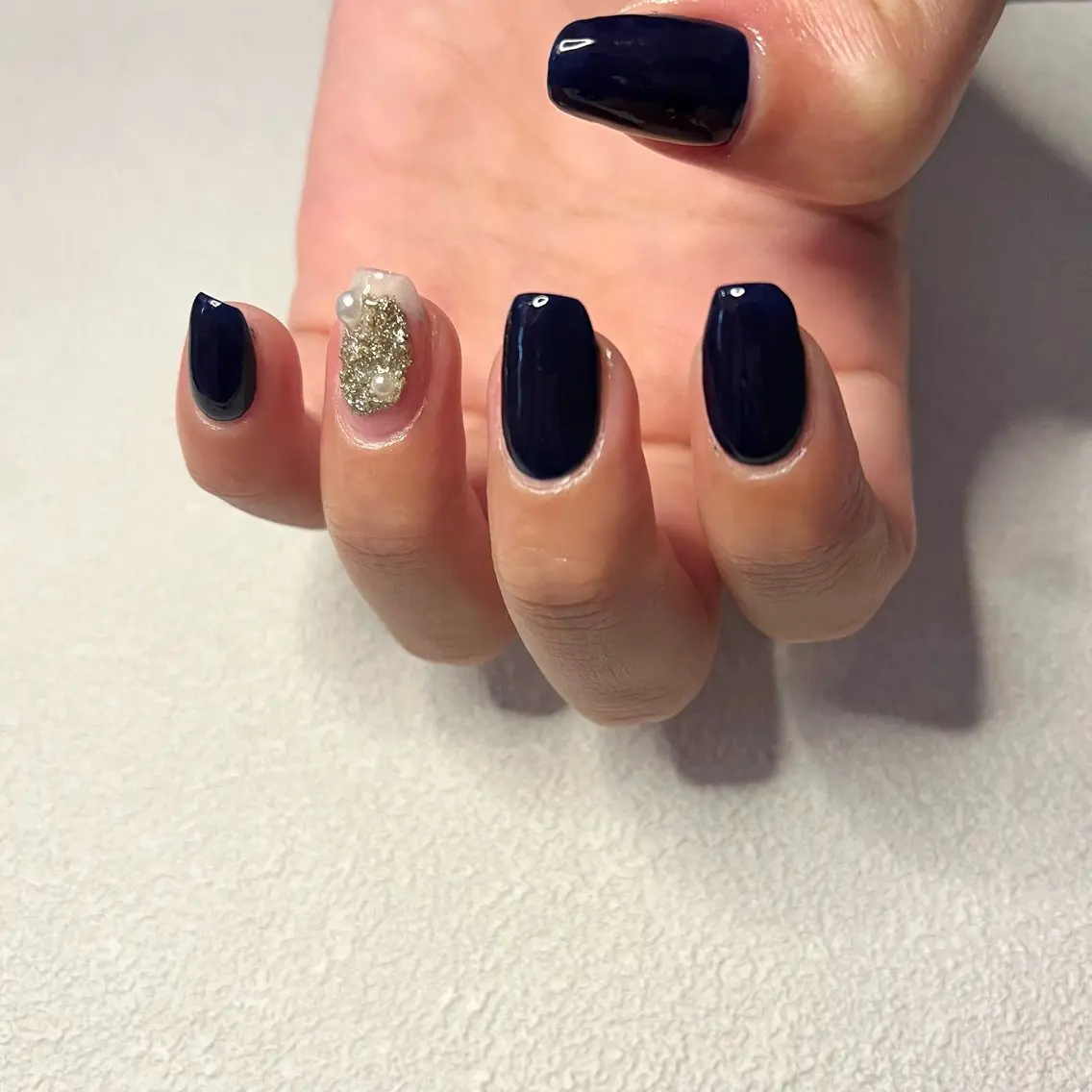 ネイル ジェルネイル ワンカラーネイル パラジェル ハンドネイル nail slow.のネイルデザイン