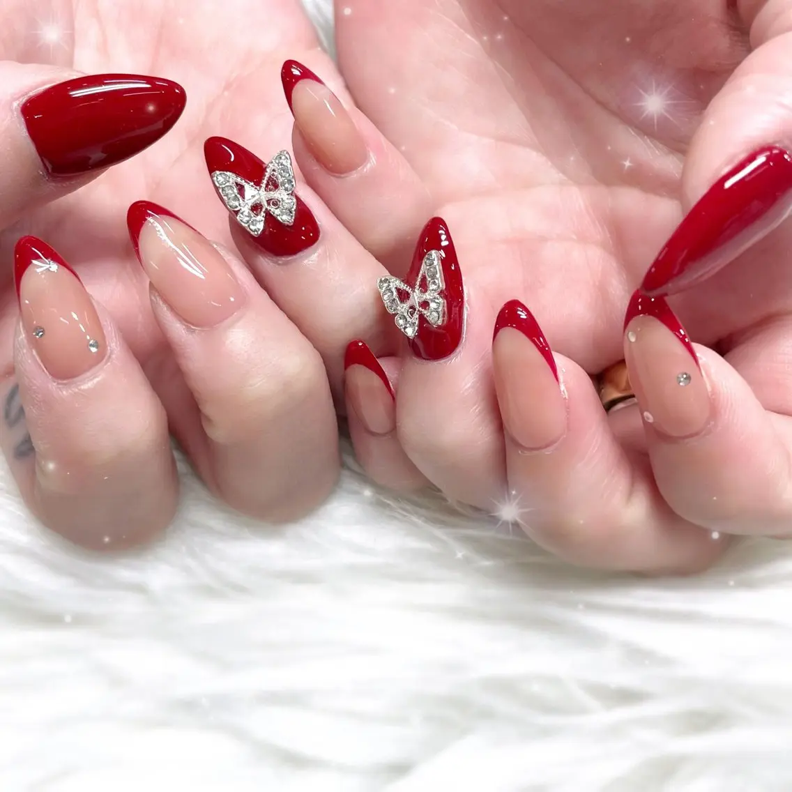 ネイル フレンチネイル ハンドネイル 💕WOLTOKYO 池袋💕maiのネイルデザイン