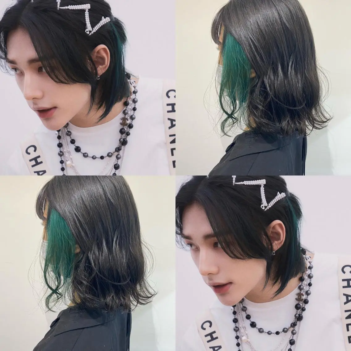 セミロング カラー バレイヤージュ ブリーチ ケアブリーチ ダブルカラー イヤリングカラー 韓国ヘア特化 💟 ララア 💟のヘアスタイル
