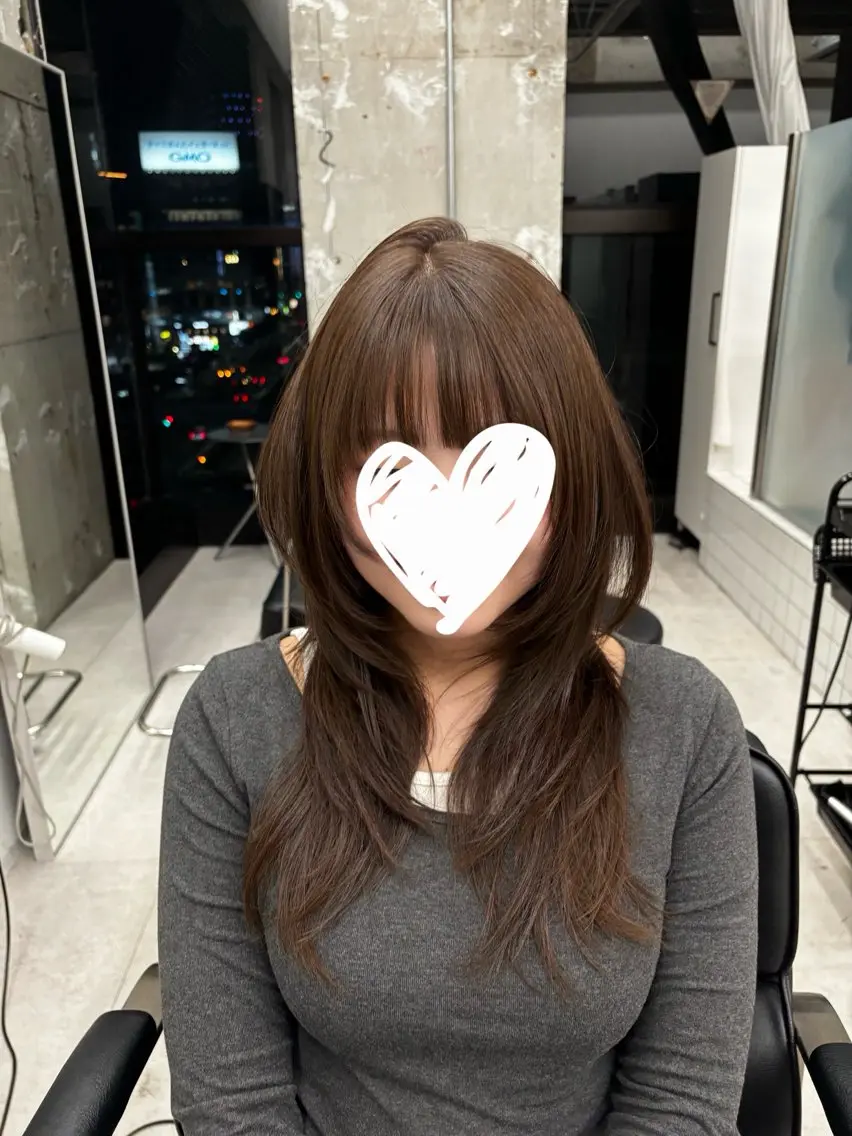 ロング ハッシュカット カット ヘアカラー トリートメント うる艶カラー ✨🧸KOTAROのヘアスタイル