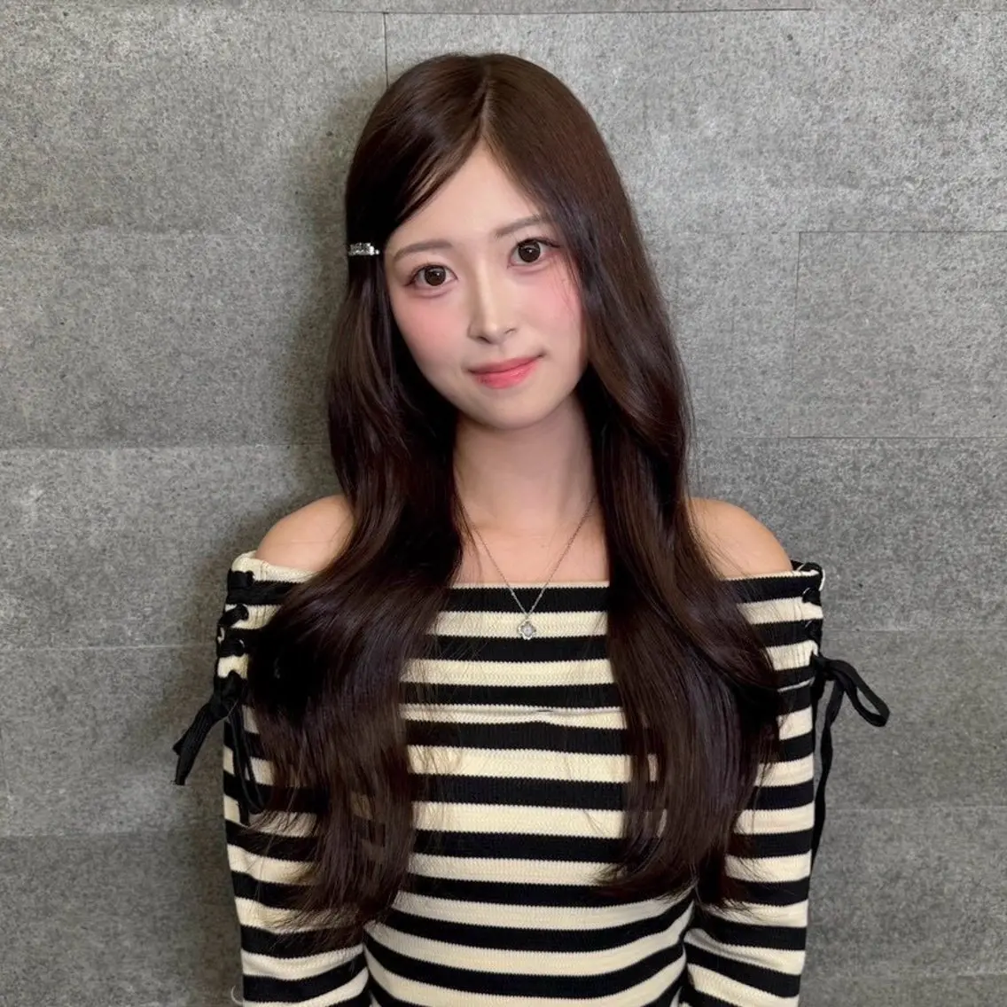ロング カラー ヘアカラー トリートメント 艶カラー🤍/ 韓国ヘア🎀めいのヘアスタイル