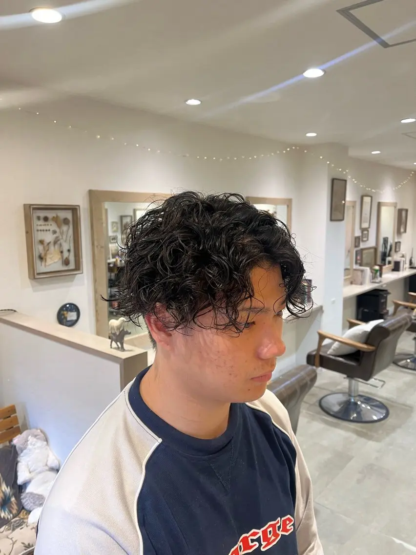 パーマ メンズ 🌀メンズパーマ🌀 🐏丸山祐宇🐏のヘアスタイル