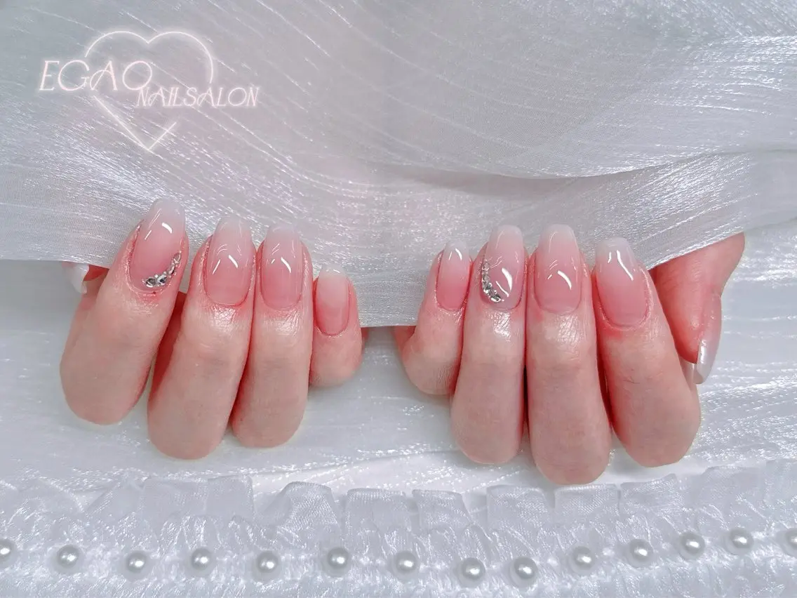 ネイル アートネイル フットネイル フレンチネイル ジェルネイル グラデーション ハンドネイル EGAO NAIL 錦糸町店のネイルデザイン