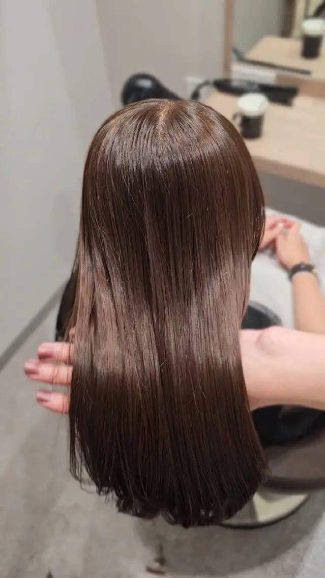 セミロング カラー 透明感カラー 髪質改善 縮毛矯正 カット ヘアカラー トリートメント 【垢抜けカラー/ 縮毛矯正】Taikiのヘアスタイル