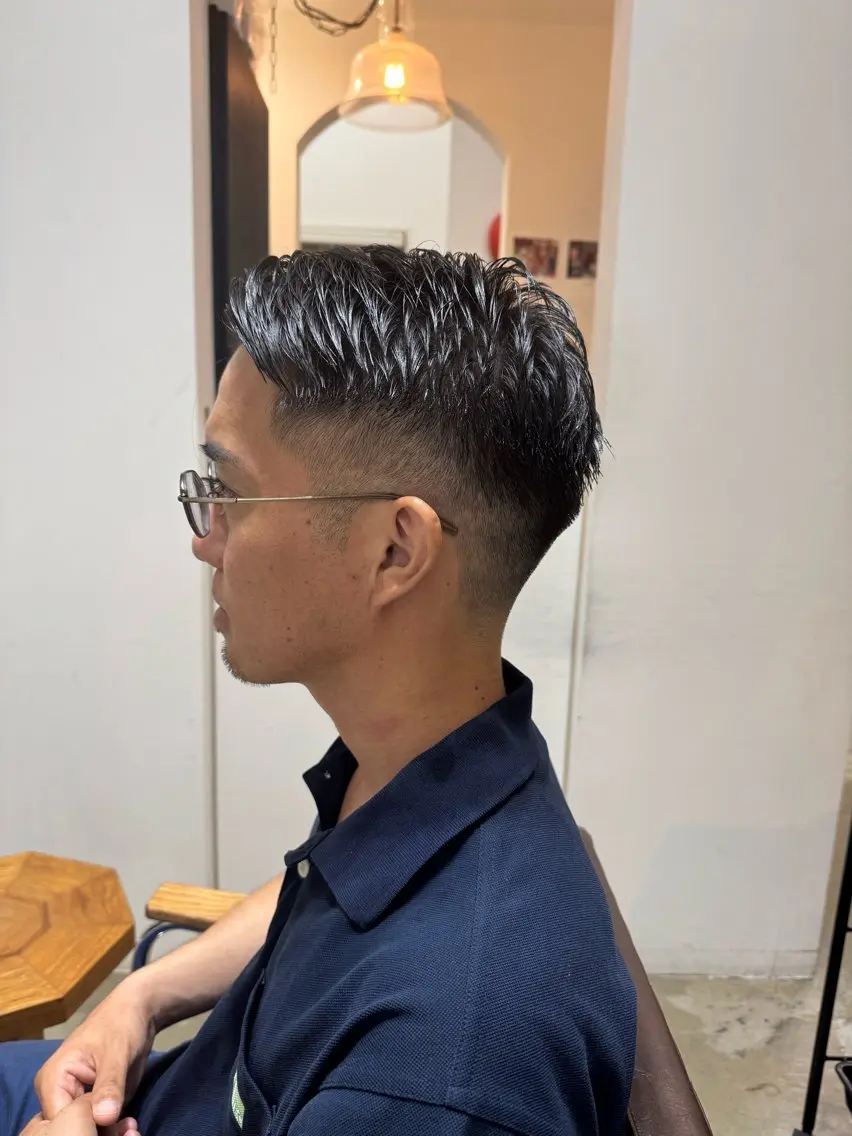 ショート メンズ カット 【Earth長岡】 新井翔壱のヘアスタイル