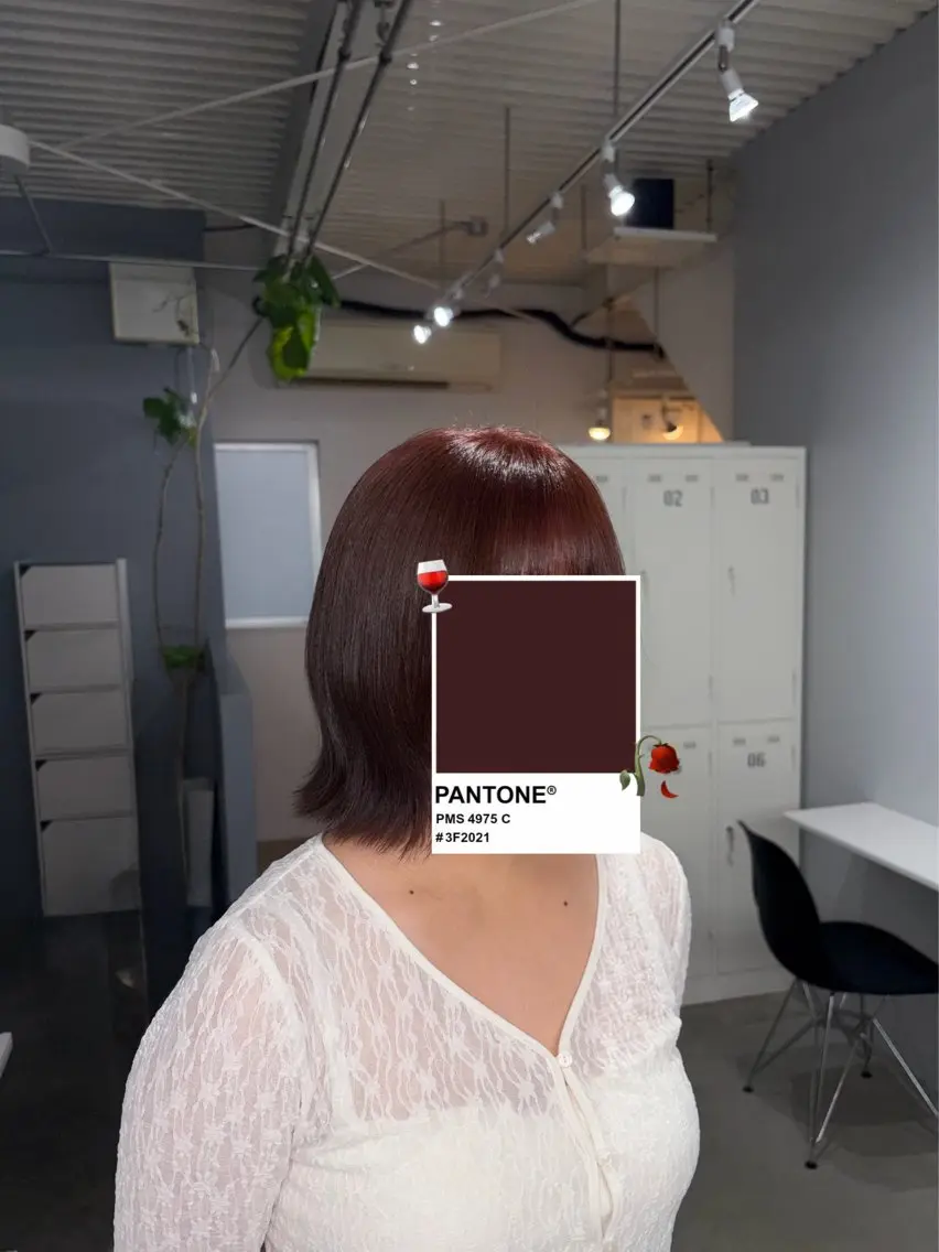 カラー 山根 明紗のヘアスタイル