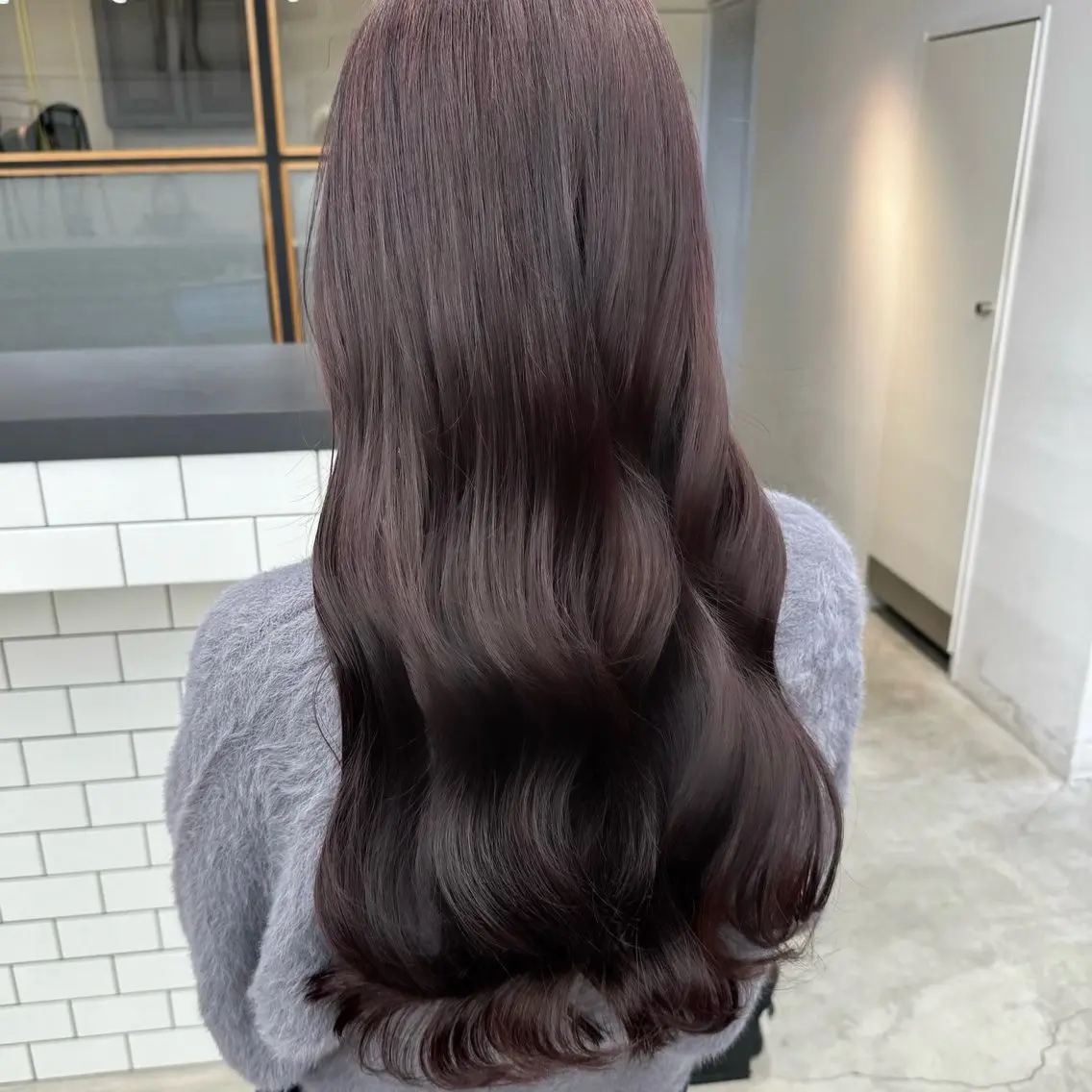 ロング カラー カット ヘアカラー トリートメント 💗韓国ヘア/髪質改 善💗若菜あいこのヘアスタイル