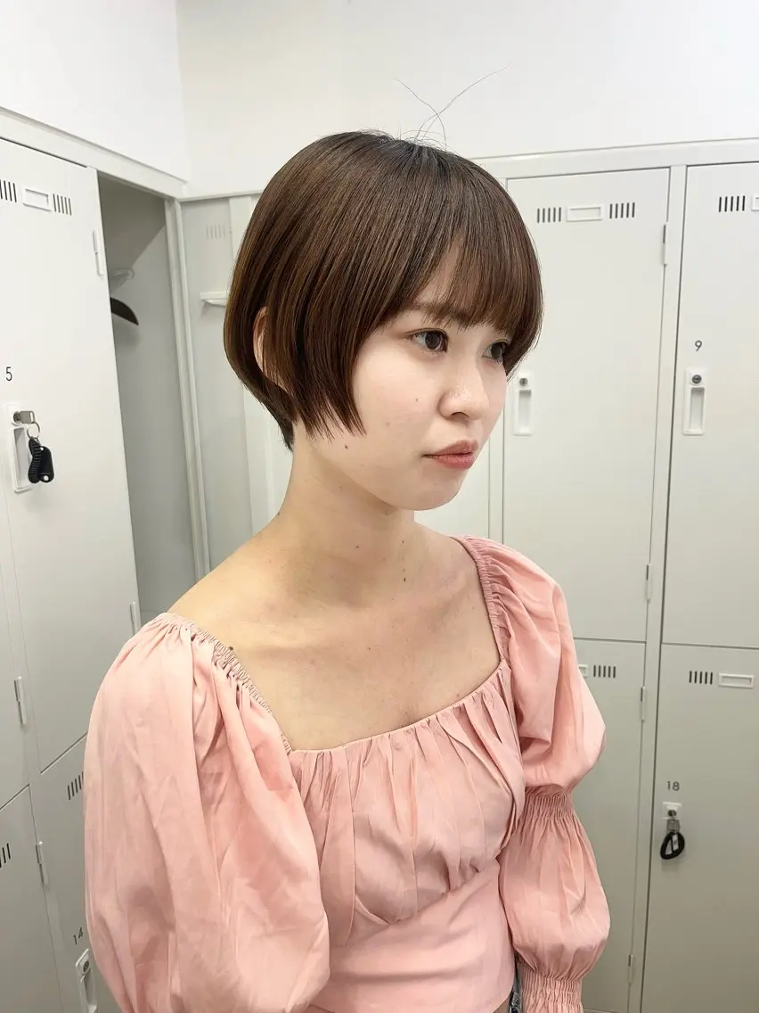 ショート ショートヘア 縮毛矯正 西山梨々【5/1〜 復帰致します🌼】のヘアスタイル