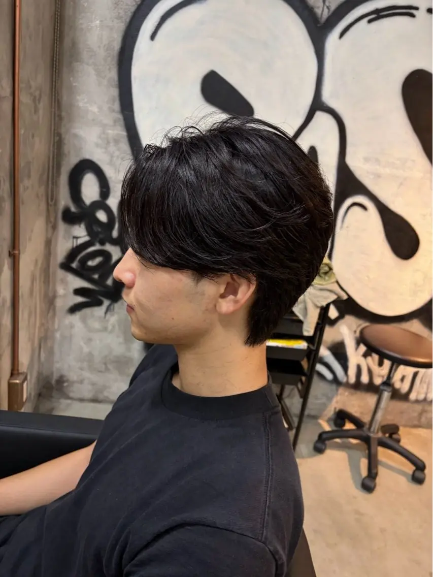 パーマ メンズ カット パーマ Kearny 上野 まいかのヘアスタイル