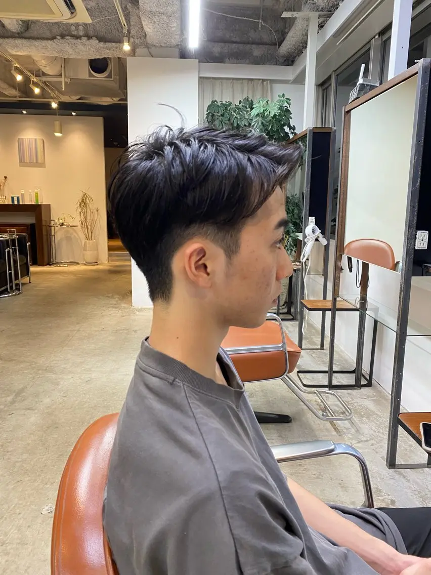 ショート メンズ アップバング ショートヘア 吉浦 知宏のヘアスタイル
