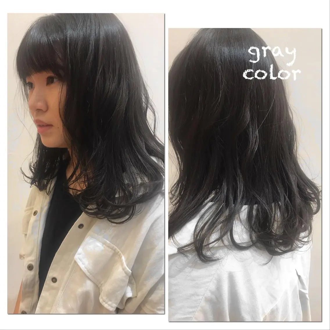 ミディアム 庄嶋 彩香のヘアスタイル