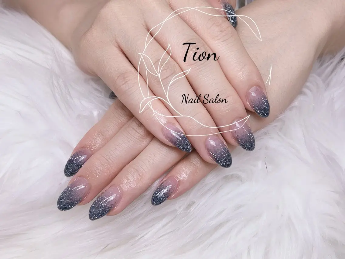 ネイル 長さ出し フットネイル ジェルネイル 韓国ネイル マグネットネイル Nailsalon Tion二子玉川店のネイルデザイン