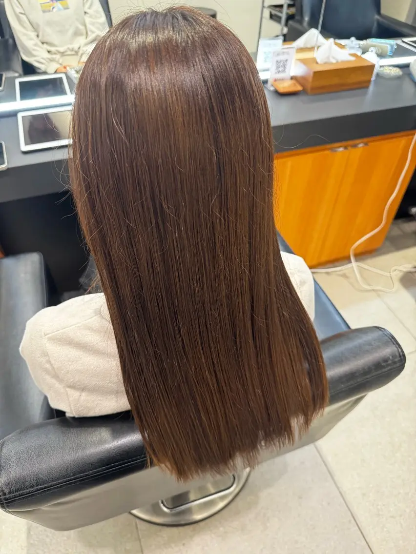 ロング トリートメント KOUYU(ému) 伏見/カラーモデルのヘアスタイル