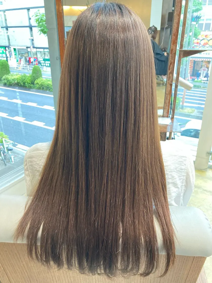 カット+ヘアケアトリートメント(ライトコース)🌈髪のインナーケアかアウターケア、なりたい髪の状態に合わせて選べるコースの写真