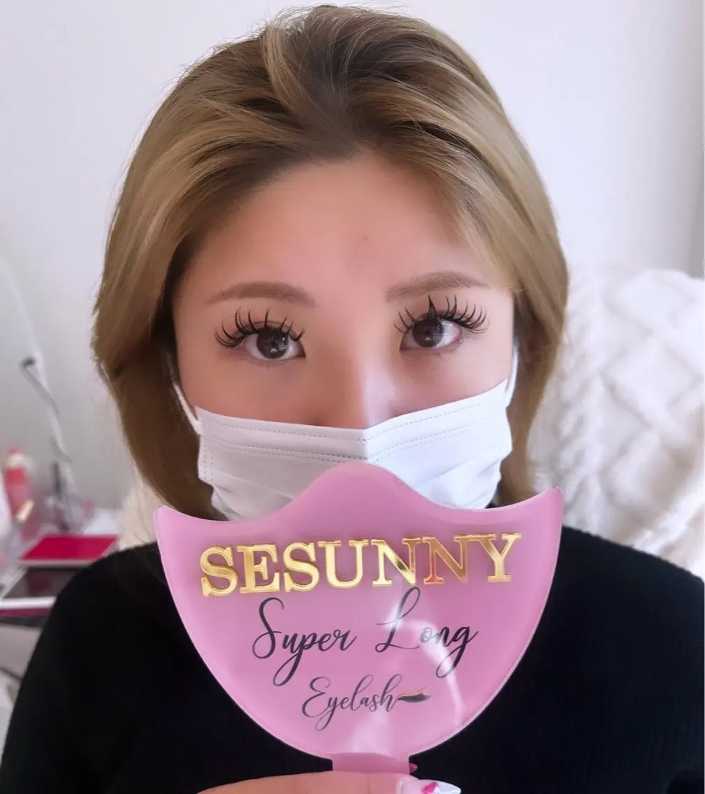 マツエク・マツパ フラットラッシュ マツエク SESUNNY セサニー　AISAのマツエク・マツパデザイン