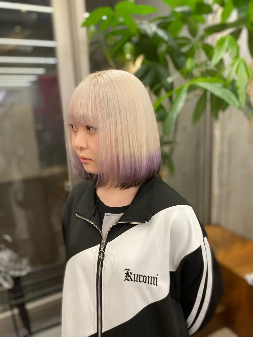 ショート カラー 🌈艶ハイトーン特化 🌈NOZOMUのヘアスタイル