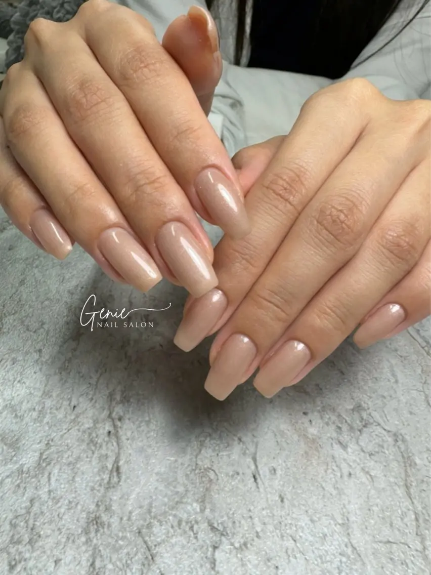 ネイル ワンカラーネイル ハンドネイル Nail salon Genieのネイルデザイン
