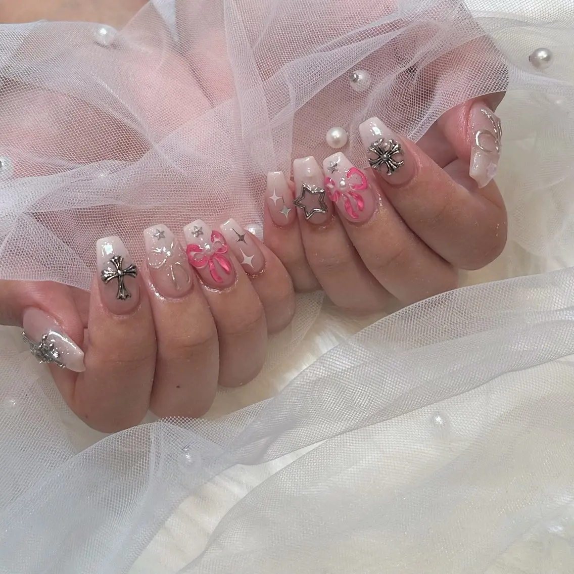 ネイル ハンドネイル 🧸原宿の美フォルム ネイリスト🧸いいだのネイルデザイン