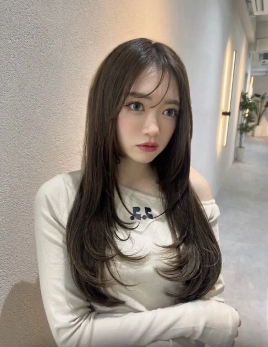 超音波アイロン付き🪄💗💓ワンカラー+髪質改善トリートメント💓💗の写真