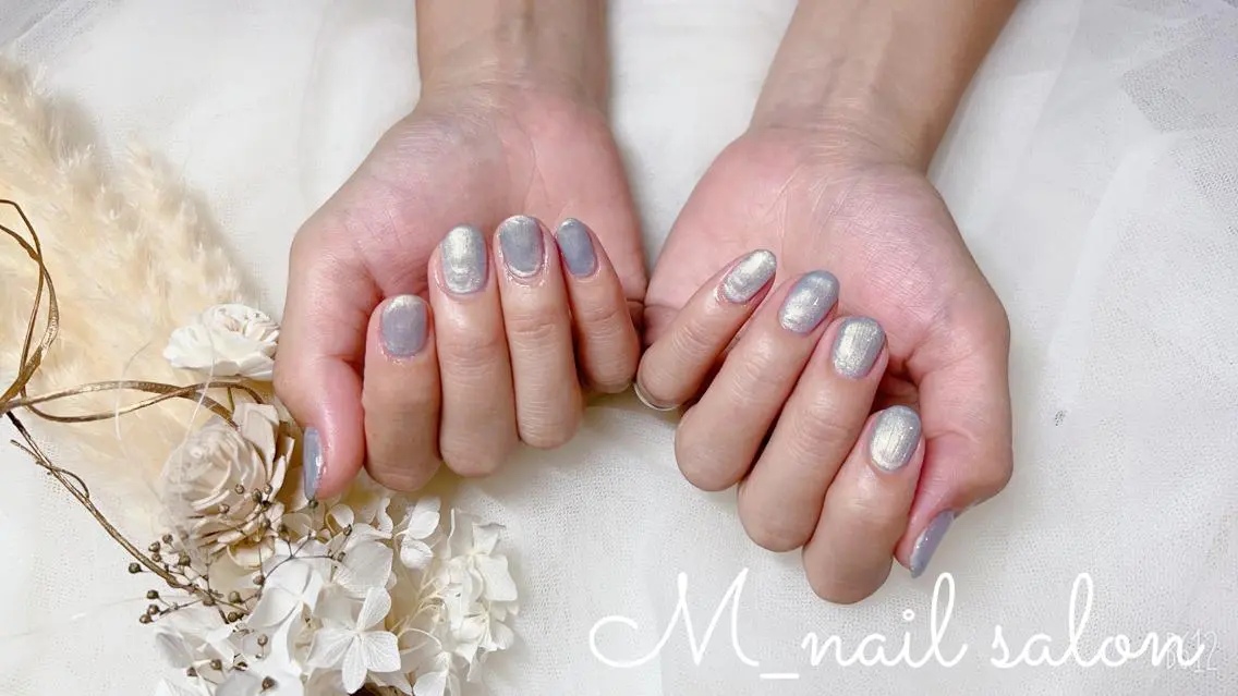 ネイル シンプルネイル M_ nail salonのネイルデザイン