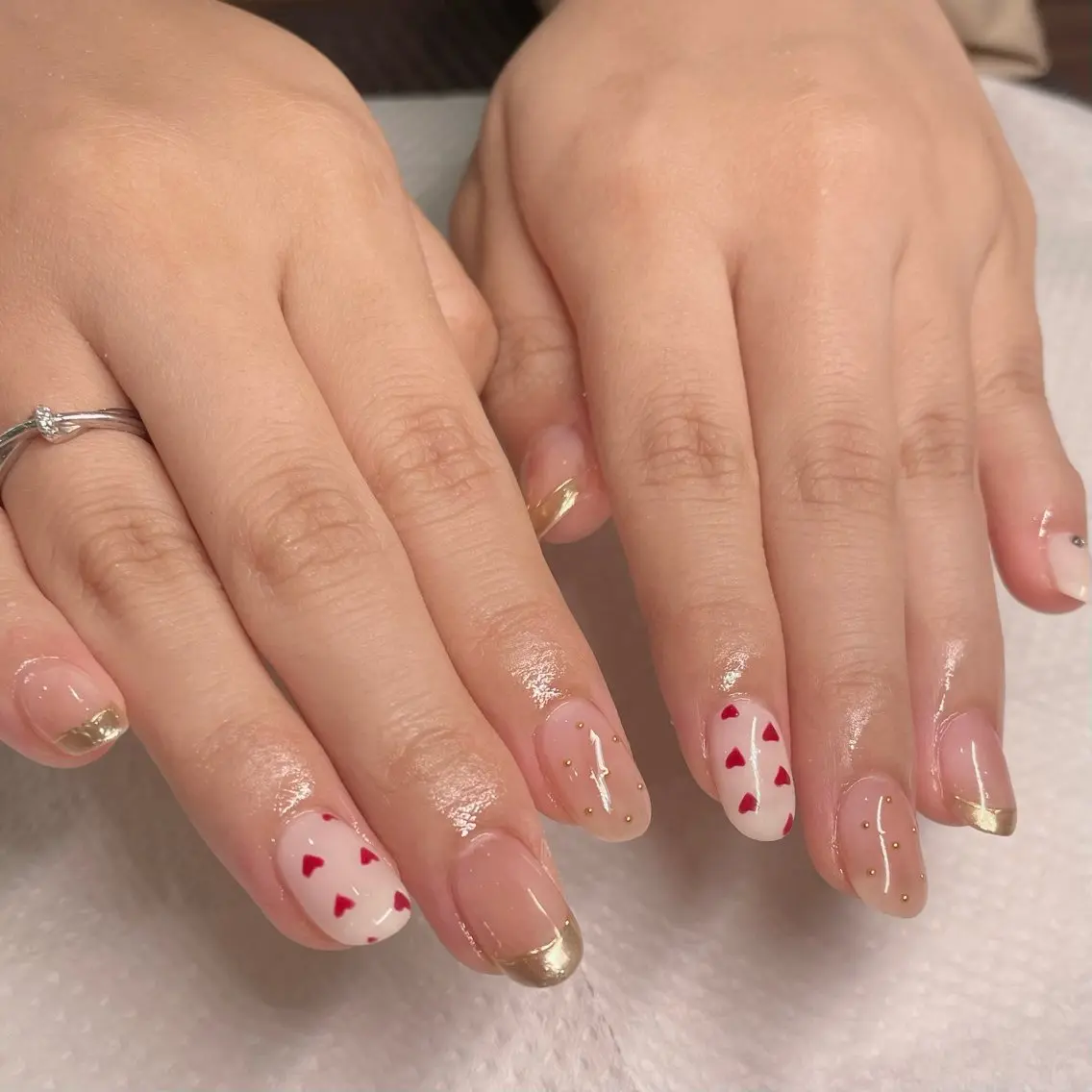 ネイル ハート Ricnail☾ ayanoのネイルデザイン