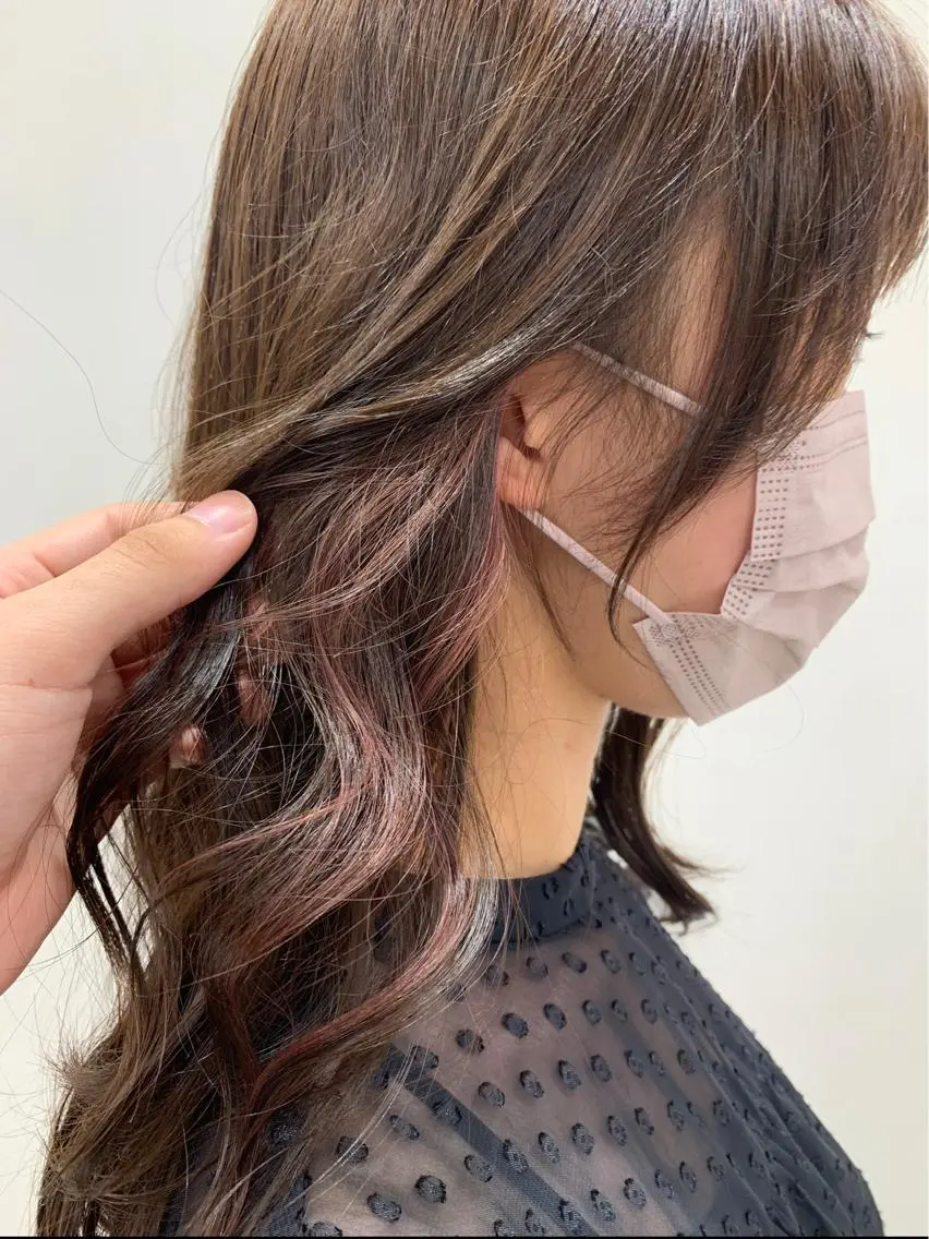 【垢抜け計画】ブリーチ込み👩🏼インナーカラー⛓️の写真