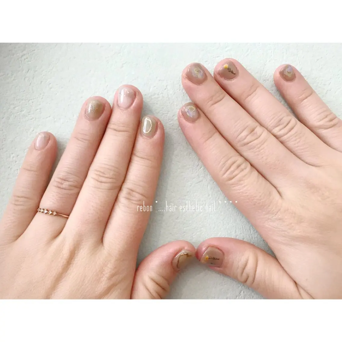 ネイル ハンドネイル フットネイル rebon＊ natsukiのネイルデザイン