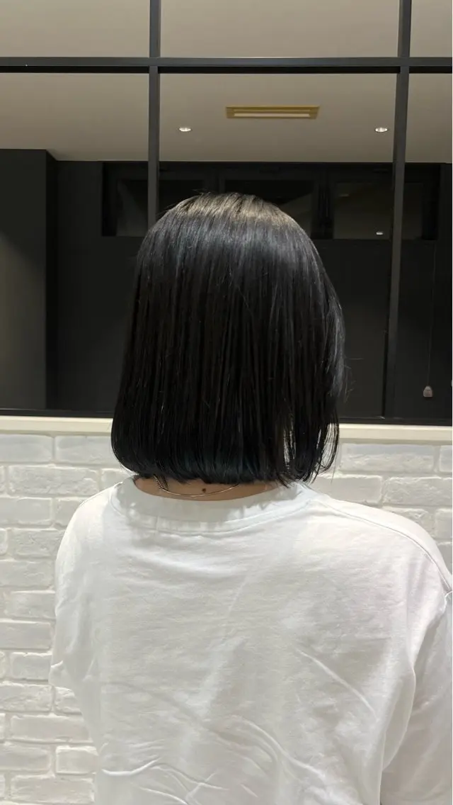 ワンカラーカラー+クイックトリートメントの写真