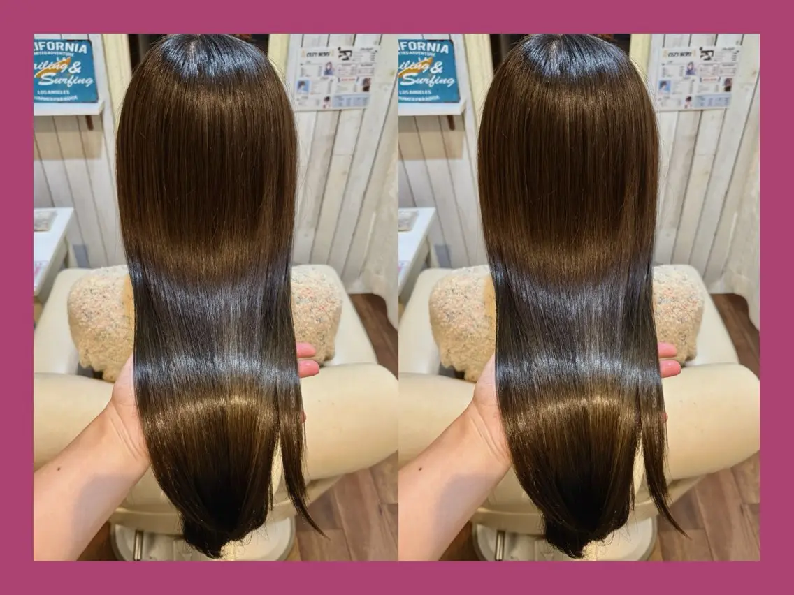 セミロング カラー 髪質改善 カット ヘアカラー トリートメント 髪質改善/ハイトーン /茅ヶ崎/YUUKAのヘアスタイル