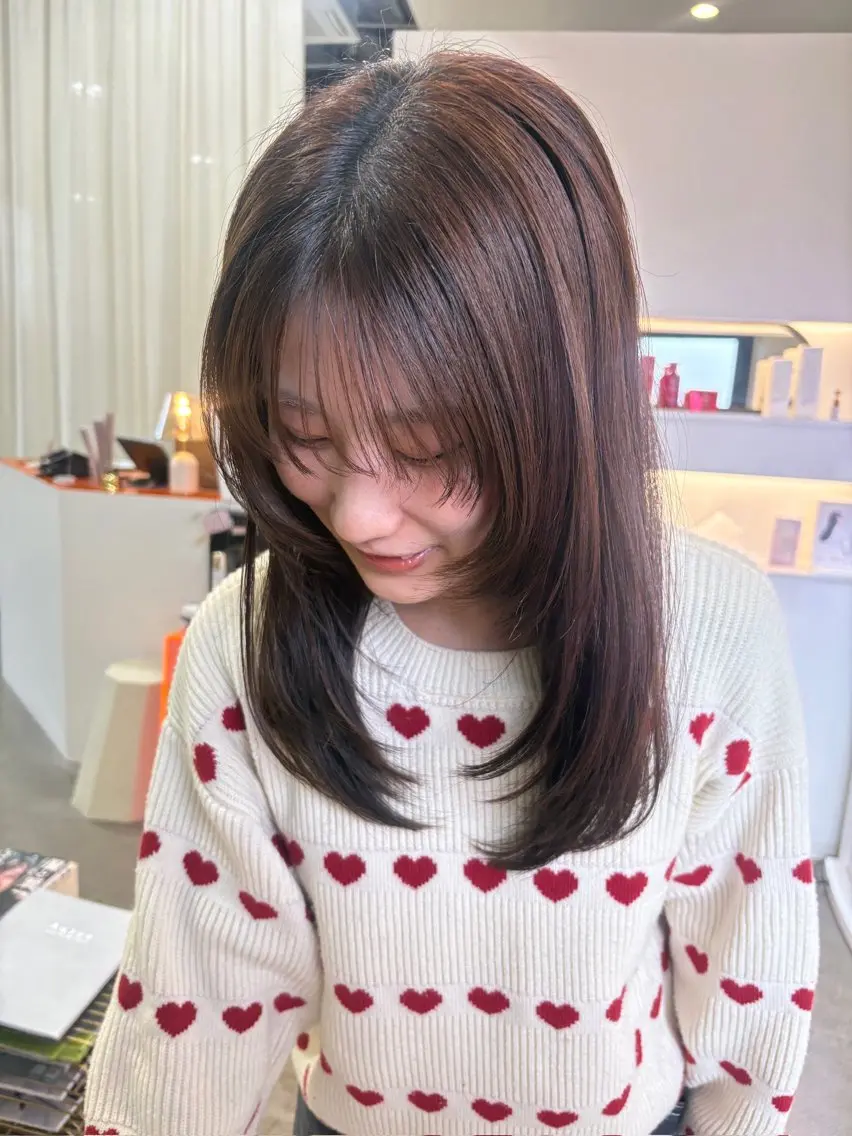 セミロング EDAME/ 心奈のヘアスタイル